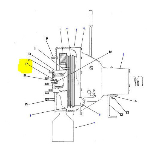 Втулка рыхлителя CAT D9R 4W8689