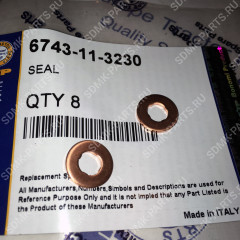 Уплотнение KOMATSU PC300-8 6743-11-3230 6743-11-3230 Уплотнение KOMATSU PC300-8 6743-11-3230 6743-11-3230